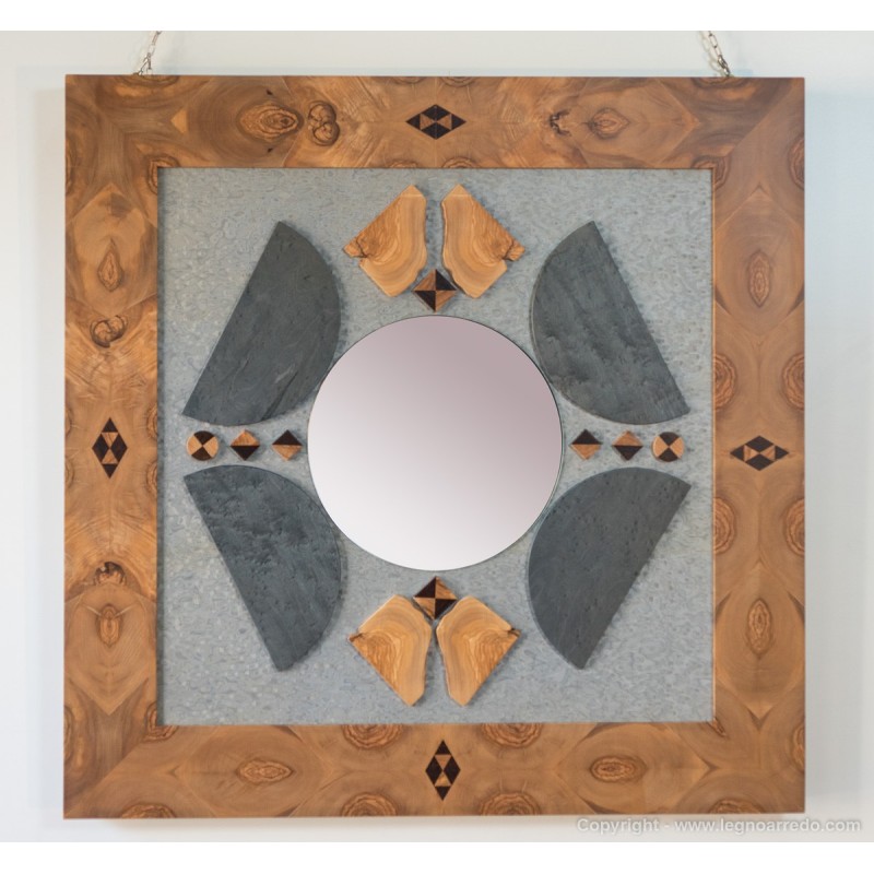 Specchiera Design - AS01 - 98,5 cm x 98,5 cm