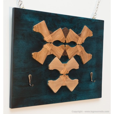 Appendiabiti da parete - OD01 - 40 cm X 49,5 cm