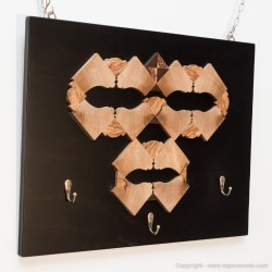 Appendiabiti da parete - OD03 - 40 cm X 51,5 cm