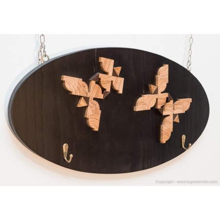 Appendiabiti da parete - OD05 - 30 cm X 61 cm